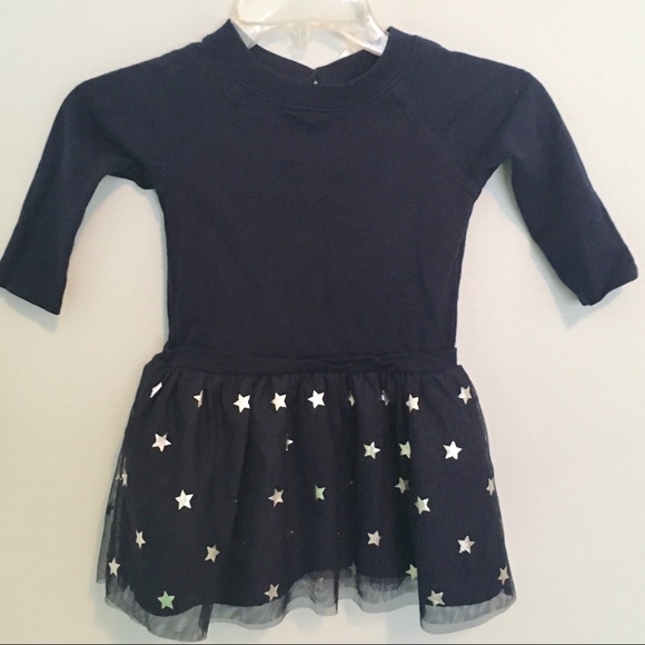 Carter's Other - Sweatshirt Tutu Party Dress with Stars and Bow Carter's Other - Sweatshirt Tutu Party Dress with Stars and Bow